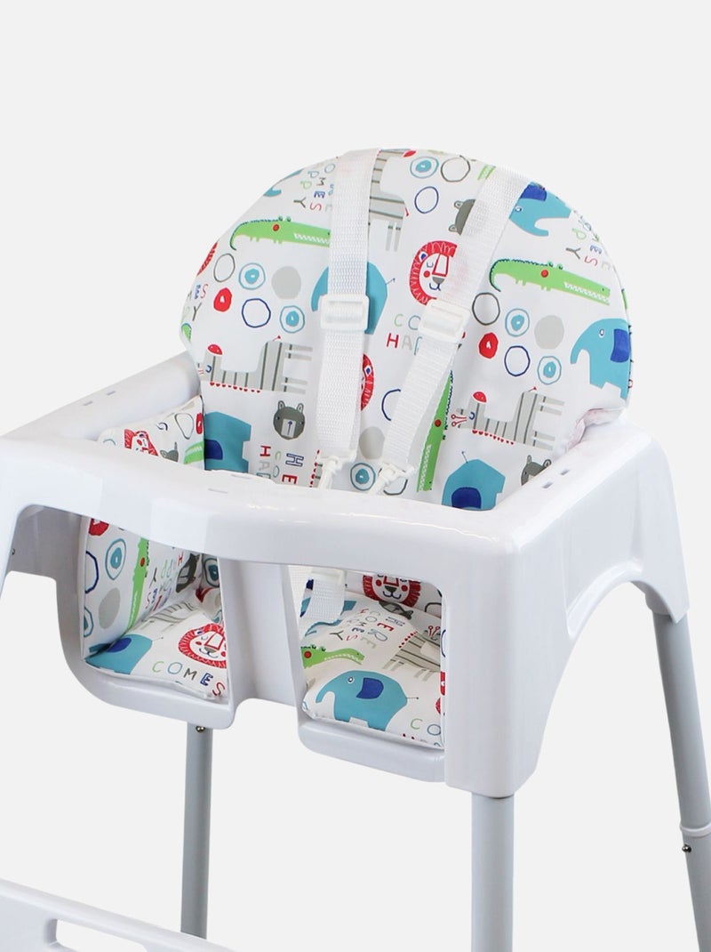 Housse d'assise pour chaise haute bébé enfant gamme Délice - Monsieur Bébé Multicolore - Kiabi