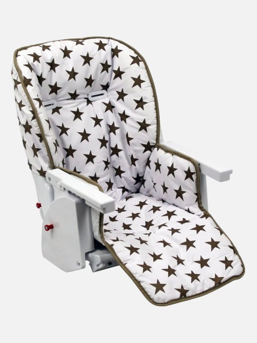 Housse d'assise pour chaise haute bébé enfant gamme Ptit - Celeste - Monsieur Bébé - Kiabi