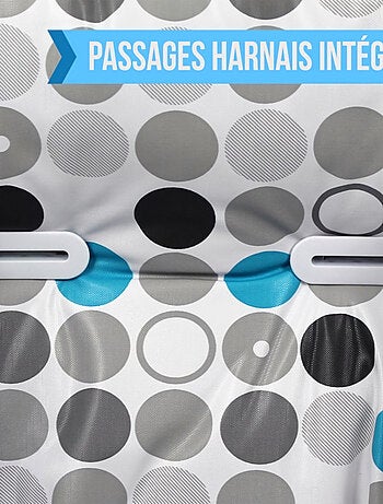 Housse d'assise pour chaise haute bébé enfant gamme Ptit - Olive - Monsieur Bébé