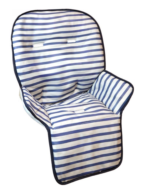 Housse d'assise pour chaise haute bébé enfant gamme Ptit - Marin - Monsieur Bébé - Kiabi