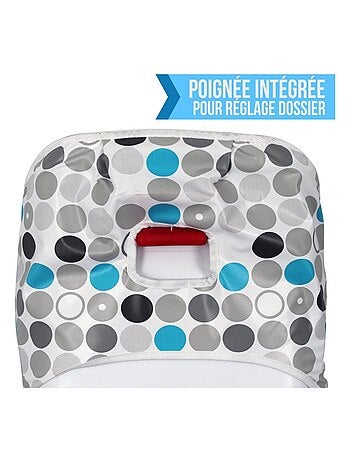 Housse d'assise pour chaise haute bébé enfant gamme ptit - ptit pois  MONSIEUR BEBE