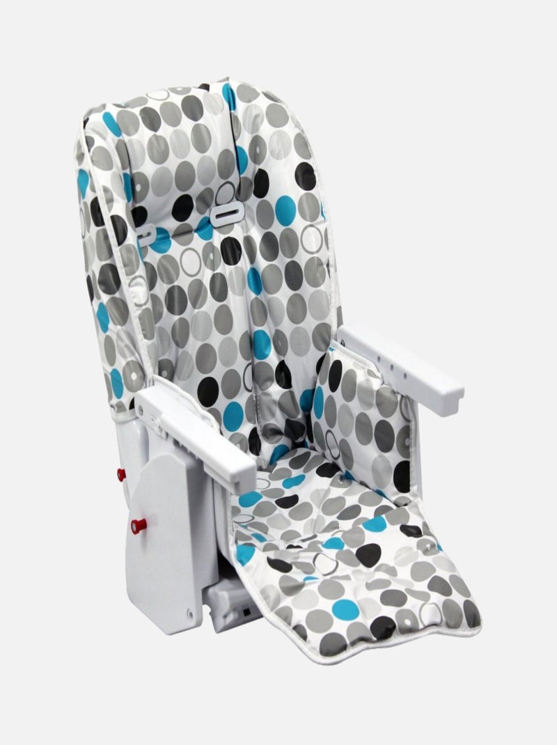 Housse d'assise pour chaise haute bébé enfant gamme Ptit - Monsieur Bébé Bleu - Kiabi