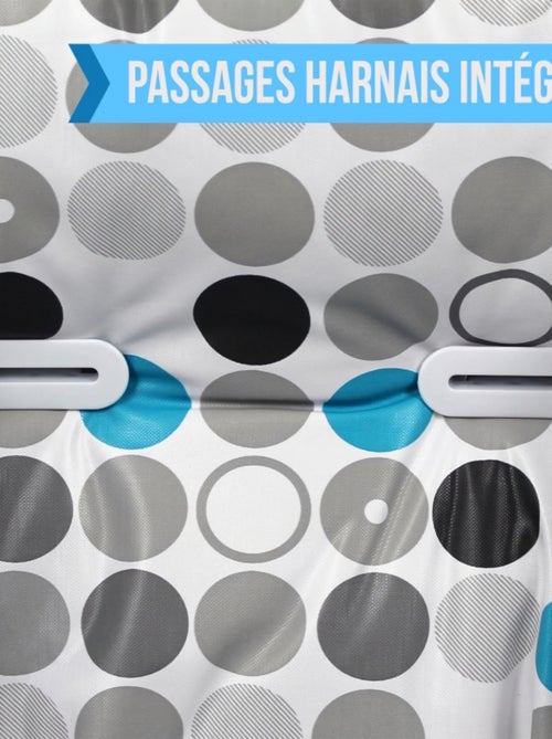 Housse d'assise pour chaise haute bébé enfant gamme Ptit - Noé - Monsieur Bébé - Kiabi