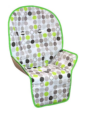 Housse d'assise pour chaise haute bébé enfant gamme Ptit - Olive - Monsieur Bébé