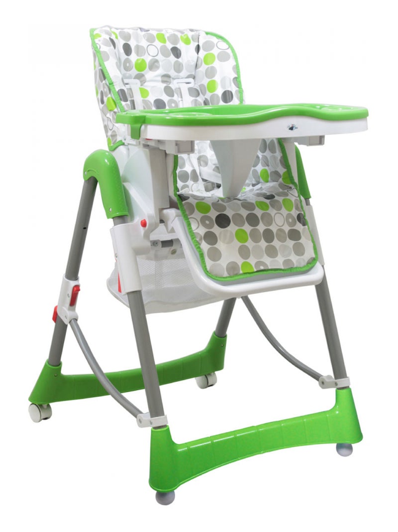 Housse d'assise pour chaise haute bébé enfant gamme Ptit - Olive - Monsieur Bébé Blanc Vert - Kiabi