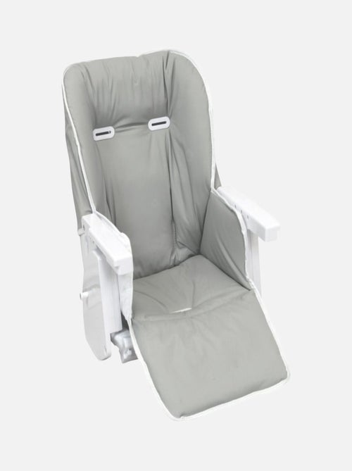 Housse d'assise pour chaise haute bébé enfant gamme Ptit - Perle - Monsieur Bébé - Kiabi