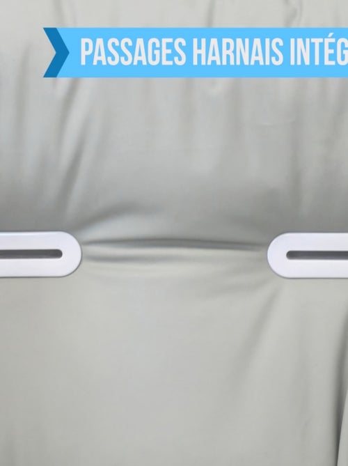 Housse d'assise pour chaise haute bébé enfant gamme Ptit - Perle - Monsieur Bébé - Kiabi