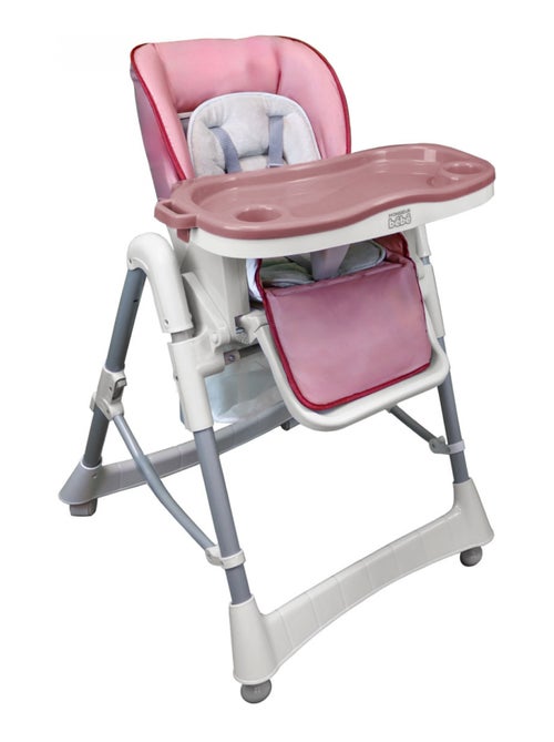 Housse d'assise pour chaise haute bébé enfant gamme Ptit - Rosa - Monsieur Bébé - Kiabi