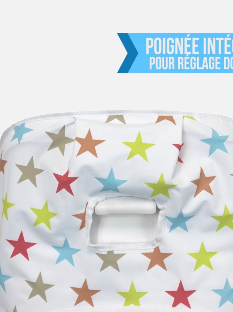Housse d'assise pour chaise haute bébé enfant gamme Ptit - Stella - Monsieur Bébé Multicolore - Kiabi