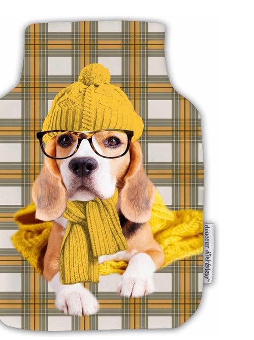 Housse de bouillotte Beagle a lunette - Kiabi