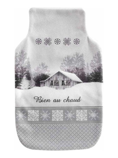Housse de bouillotte Chalet de montagne - Kiabi