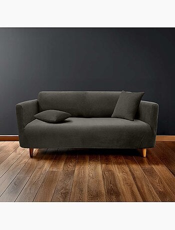 Housse de canapé extensible gaufrée pour canapé 3 places