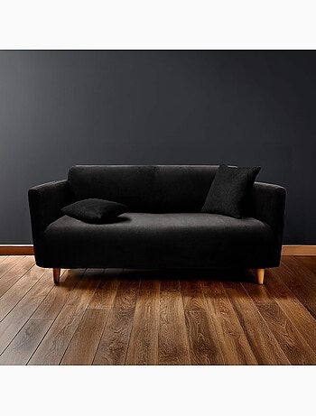 Housse de canapé extensible gaufrée pour canapé 3 places