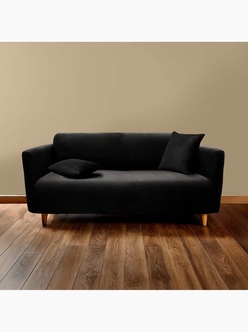 Housse de canapé extensible gaufrée pour canapé 3 places - Kiabi Housse de canapé extensible gaufrée pour canapé 3 places - Kiabi