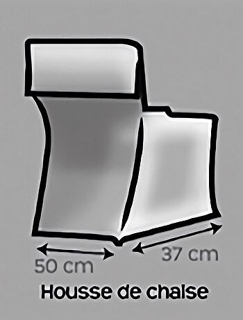 Housse de chaise en coton PANAMA, par Soleil d'ocre