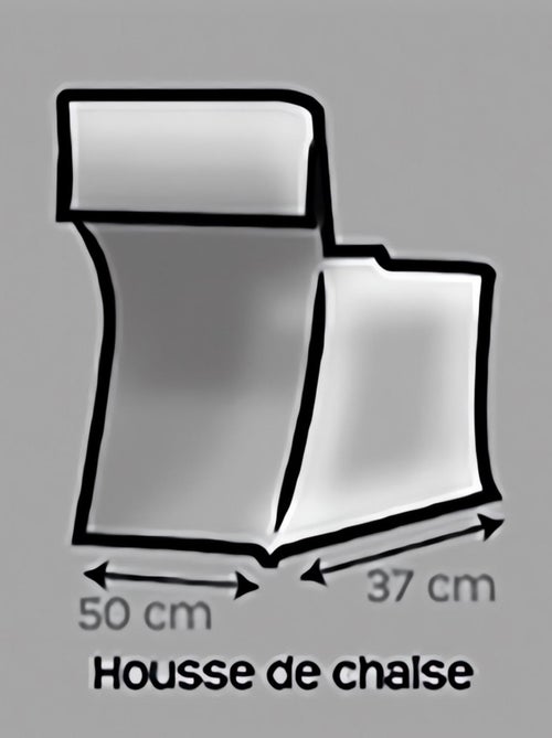 Housse de chaise en coton PANAMA, par Soleil d'ocre - Kiabi Housse de chaise en coton PANAMA, par Soleil d'ocre - Kiabi