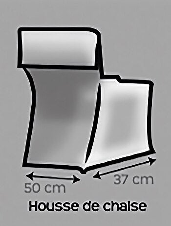 Housse de chaise en coton PANAMA, par Soleil d'ocre