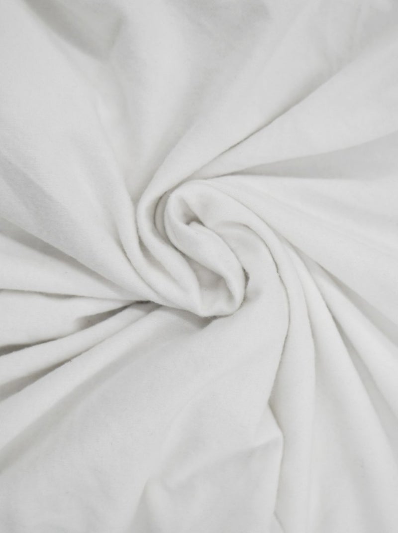 Housse de chaise extensible en polyester coloris blanc Blanc - Kiabi