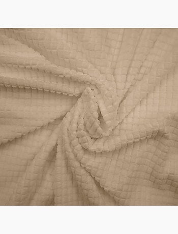 Housse de chaise extensible gaufrée pour assise 40 à 50 cm