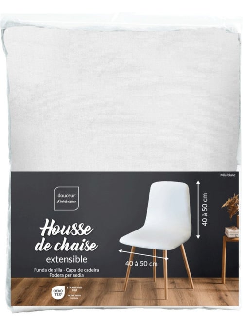 Housse de chaise extensible pour chaise scandinave - Kiabi