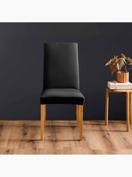 Housse de chaise extensible unie pour assise 40 à 50 cm - Kiabi