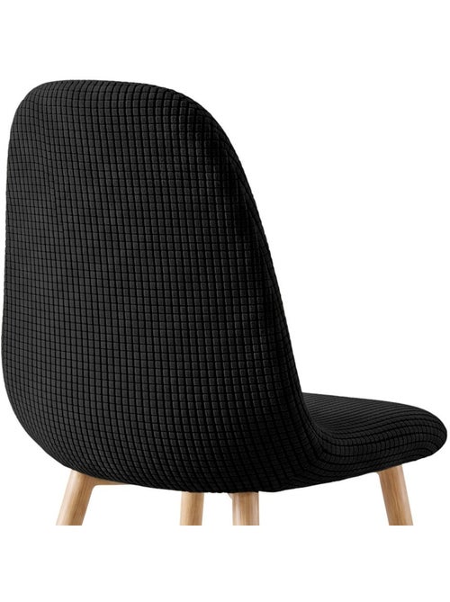 Housse de chaise scandinave extensible en polyester gaufré - Kiabi Housse de chaise scandinave extensible en polyester gaufré - Kiabi