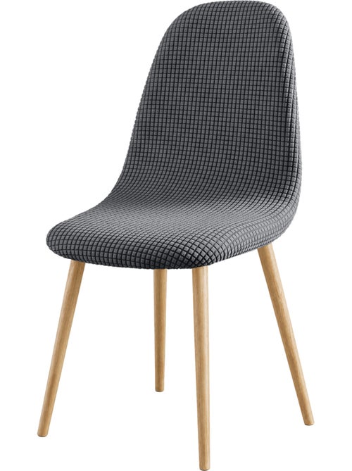 Housse de chaise scandinave extensible en tissu gaufré - Kiabi Housse de chaise scandinave extensible en tissu gaufré - Kiabi