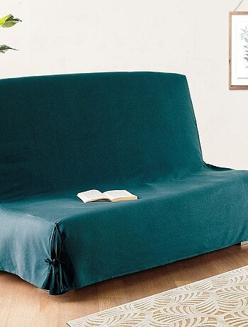 Housse de clic clac cm bleu canard coton