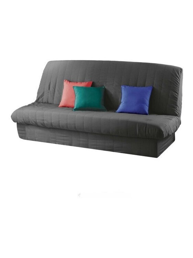 Housse de clic clac Matelassée gris anthracite - Kiabi