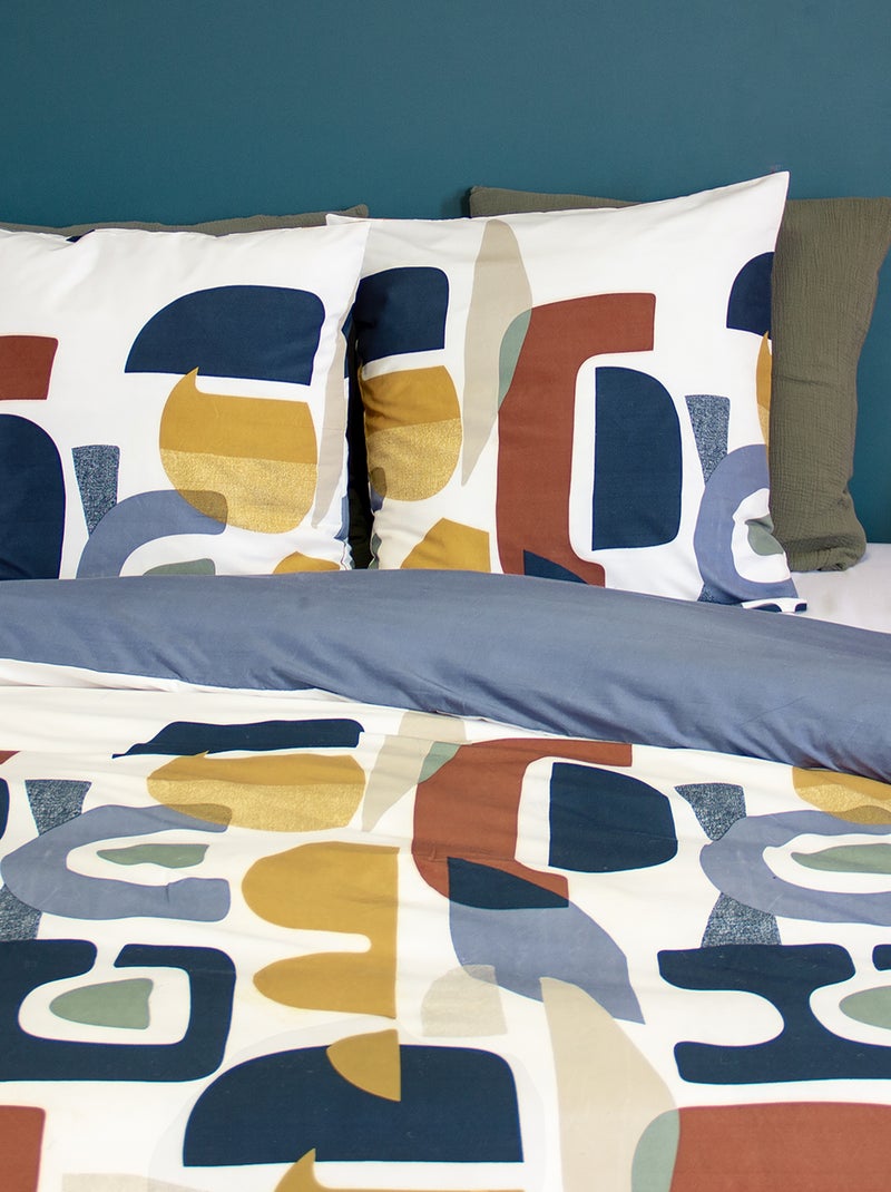 Housse de couette - 240 x 200 - 2 personnes Bleu - Kiabi