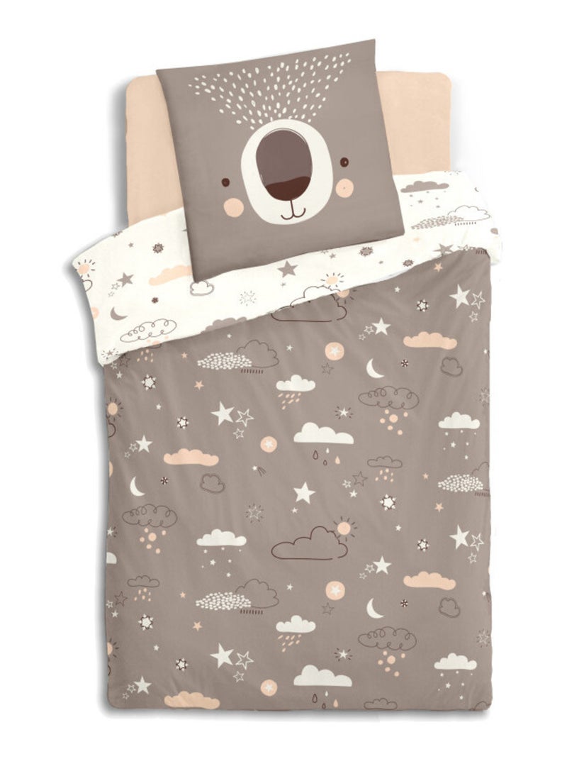 Housse de couette - Atmosphera for Kids - 100 % Coton 57 Fils/cm² Multicolore - Kiabi