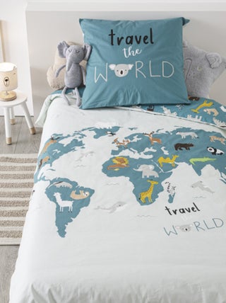 Housse de couette - Atmosphera for Kids - 100 % Coton 57 Fils/cm²