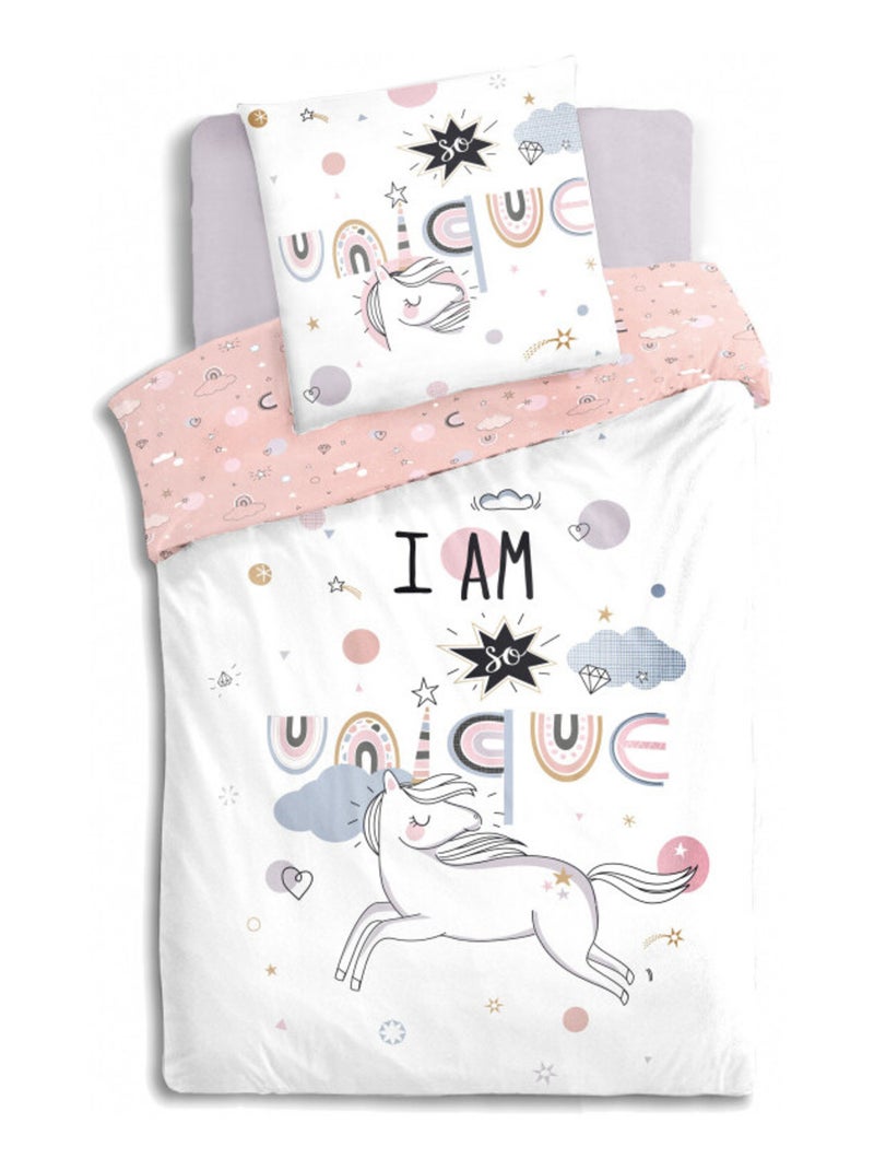 Housse de couette - Atmosphera for Kids - 100 % Coton 57 Fils/cm² Multicolore - Kiabi