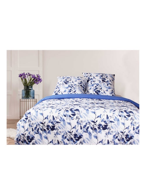 Housse de couette - Blanc avenue Paris - 100 % Coton 57 Fils/cm² - Kiabi