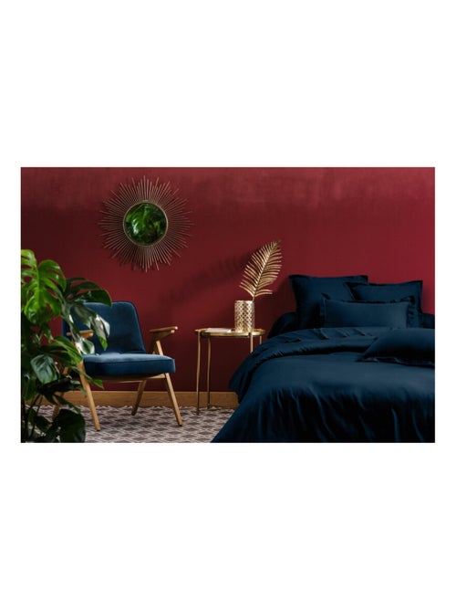Housse de couette - Blanc avenue Paris - 100% Satin de coton Peigné" / 80 fils/cm² - Kiabi