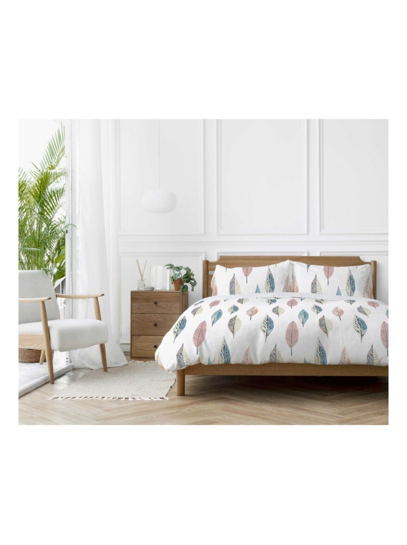 Housse de couette - Copenhagen - 100 % Coton 57 Fils/cm² Blanc - Kiabi