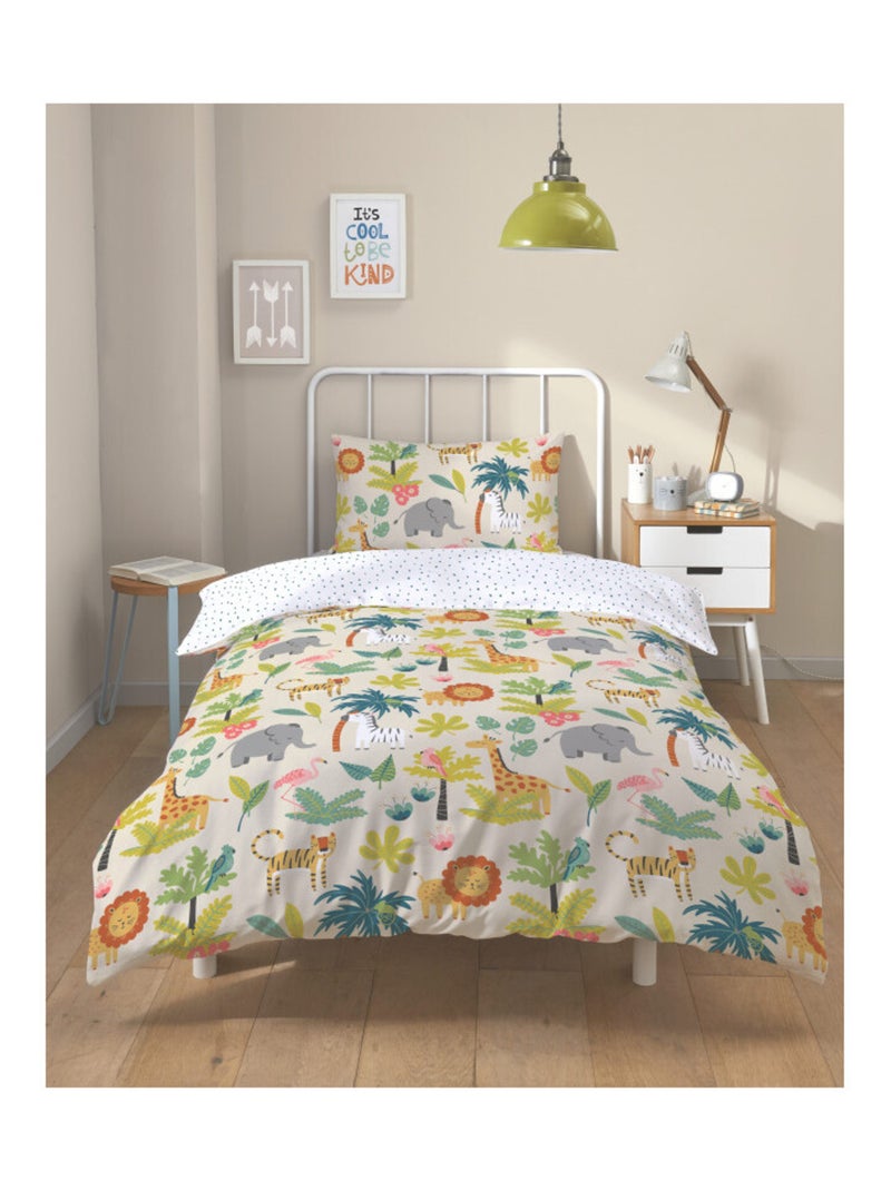 Housse de couette - Copenhagen - 100 % Coton 57 Fils/cm² Blanc - Kiabi