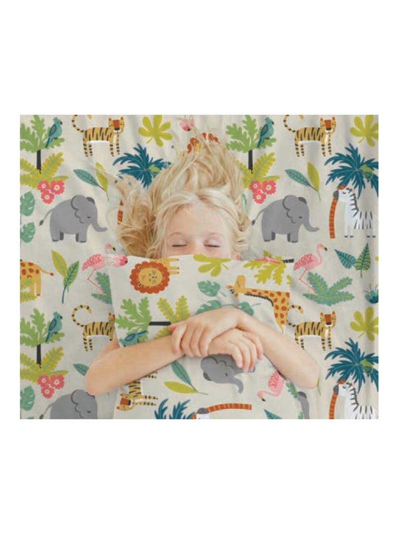 Housse de couette - Copenhagen - 100 % Coton 57 Fils/cm² Blanc - Kiabi