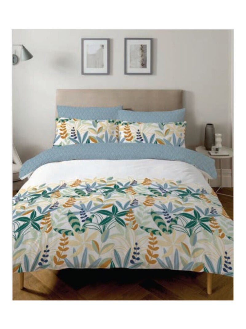 Housse de couette - Copenhagen - 100 % Coton 57 Fils/cm² Blanc - Kiabi
