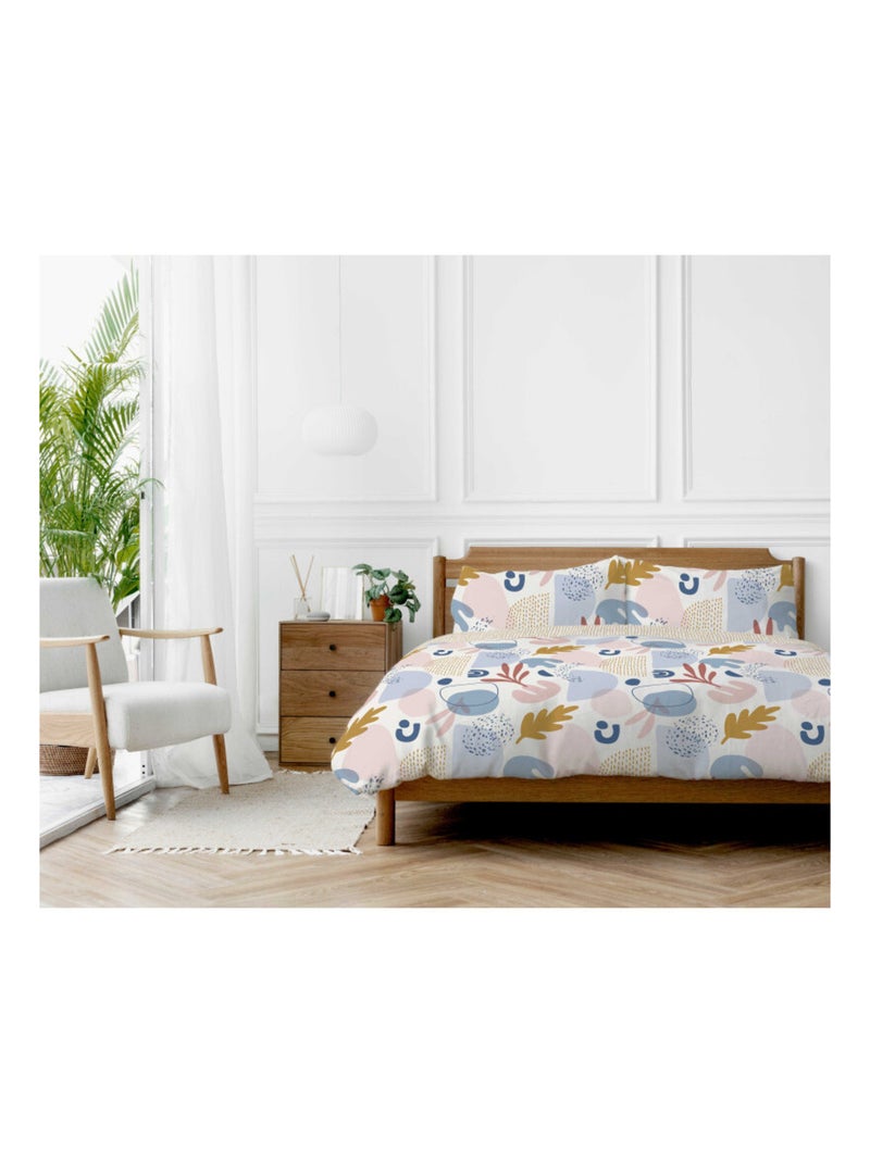 Housse de couette - Copenhagen - 100 % Coton 57 Fils/cm² Vert anis - Kiabi