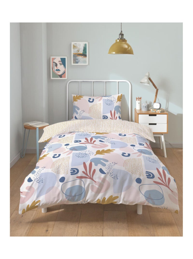 Housse de couette - Copenhagen - 100 % Coton 57 Fils/cm² Vert - Kiabi