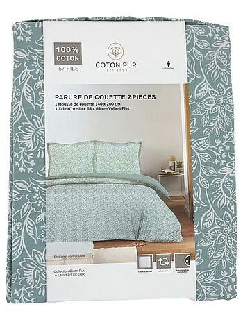 Housse de couette - Coton Pur - 100 % Coton 57 Fils/cm²