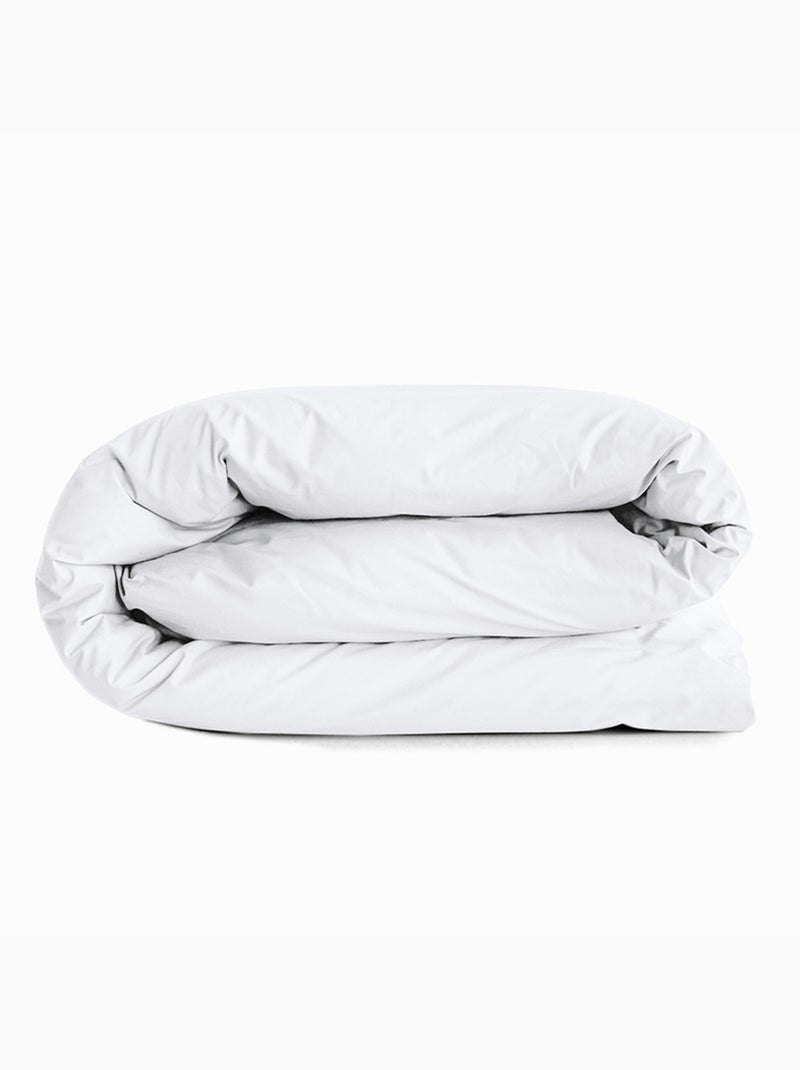 Housse de couette - Coton Pur - 100 % Coton 57 Fils/cm² Blanc - Kiabi