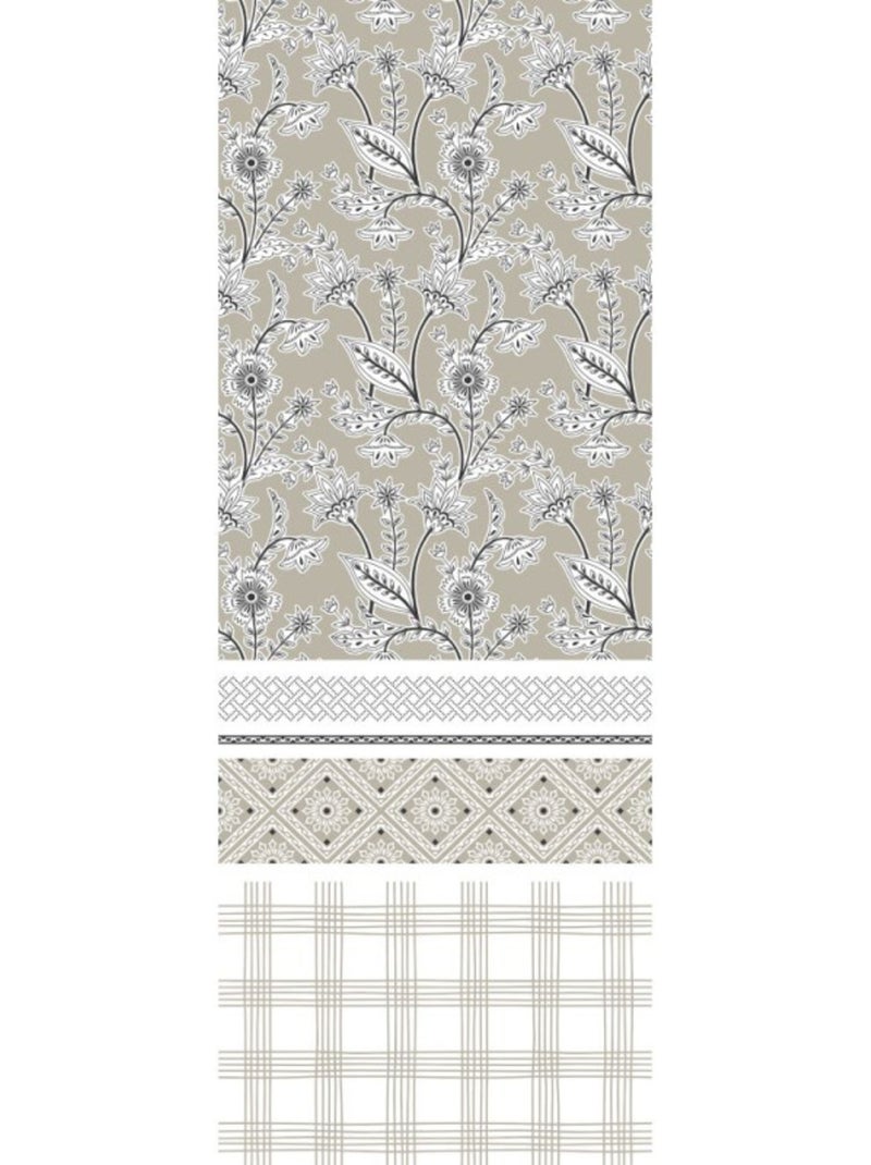 Housse de couette - Coton Pur - 100 % Coton 57 Fils/cm² Gris taupe - Kiabi