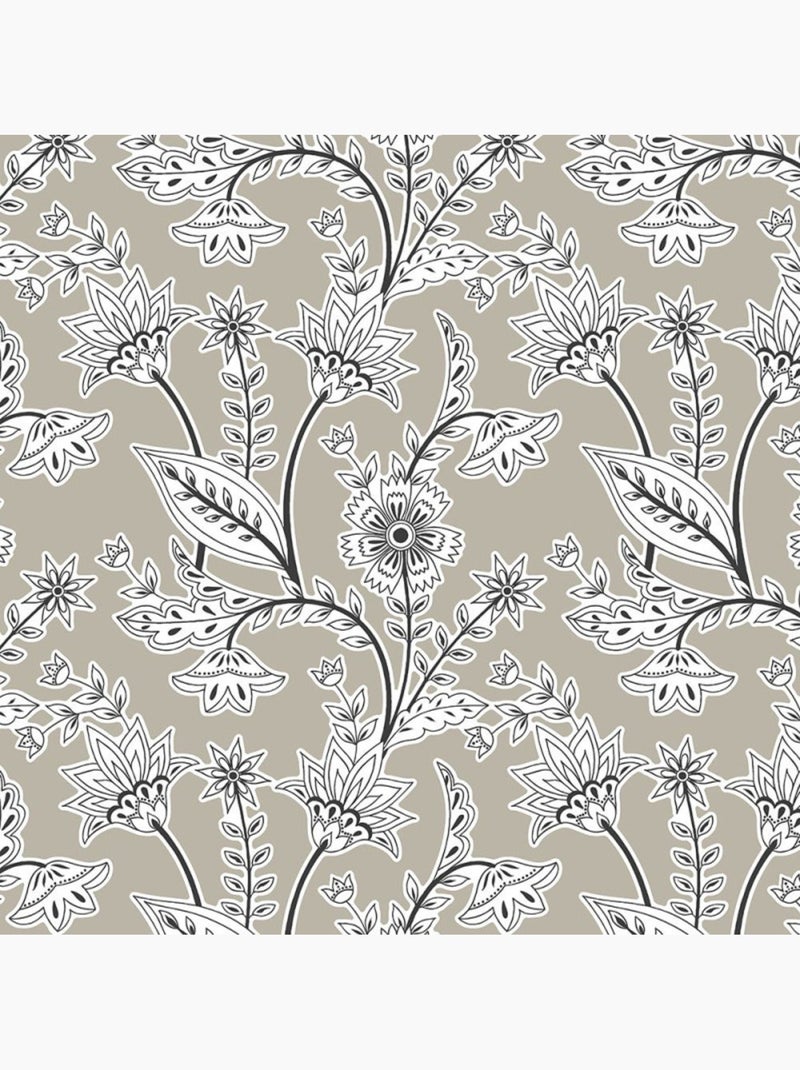 Housse de couette - Coton Pur - 100 % Coton 57 Fils/cm² Gris taupe - Kiabi