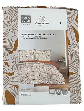 Housse de couette - Coton Pur - 100 % Coton 57 Fils/cm²