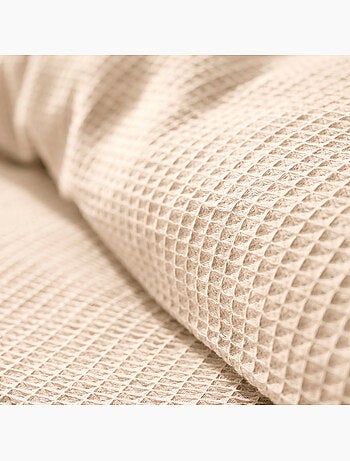Housse de couette - Coton Pur - 100 % Coton Nid d'abeille