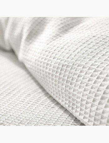 Housse de couette - Coton Pur - 100 % Coton Nid d'abeille