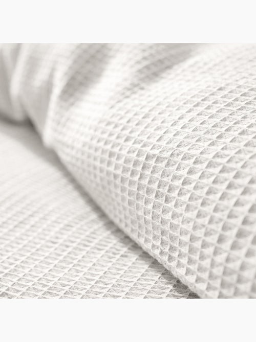 Housse de couette - Coton Pur - 100 % Coton Nid d'abeille - Kiabi