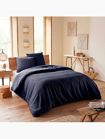 Housse de couette - Coton Pur - 100 % Coton Nid d'abeille